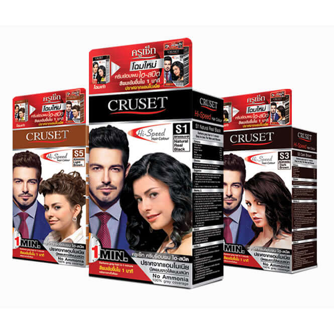 CRUSET Hi Speed Hair Colour Hair Colour Cream Complete Product Range