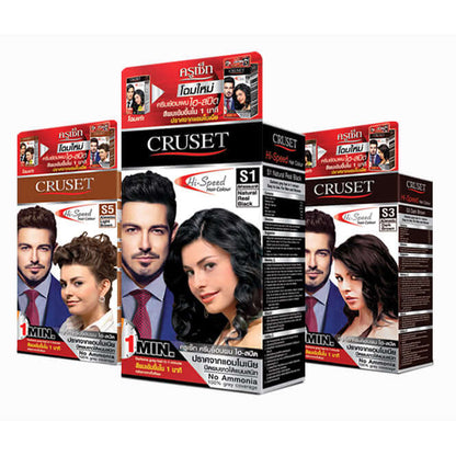 CRUSET Hi Speed Hair Colour Hair Colour Cream Complete Product Range