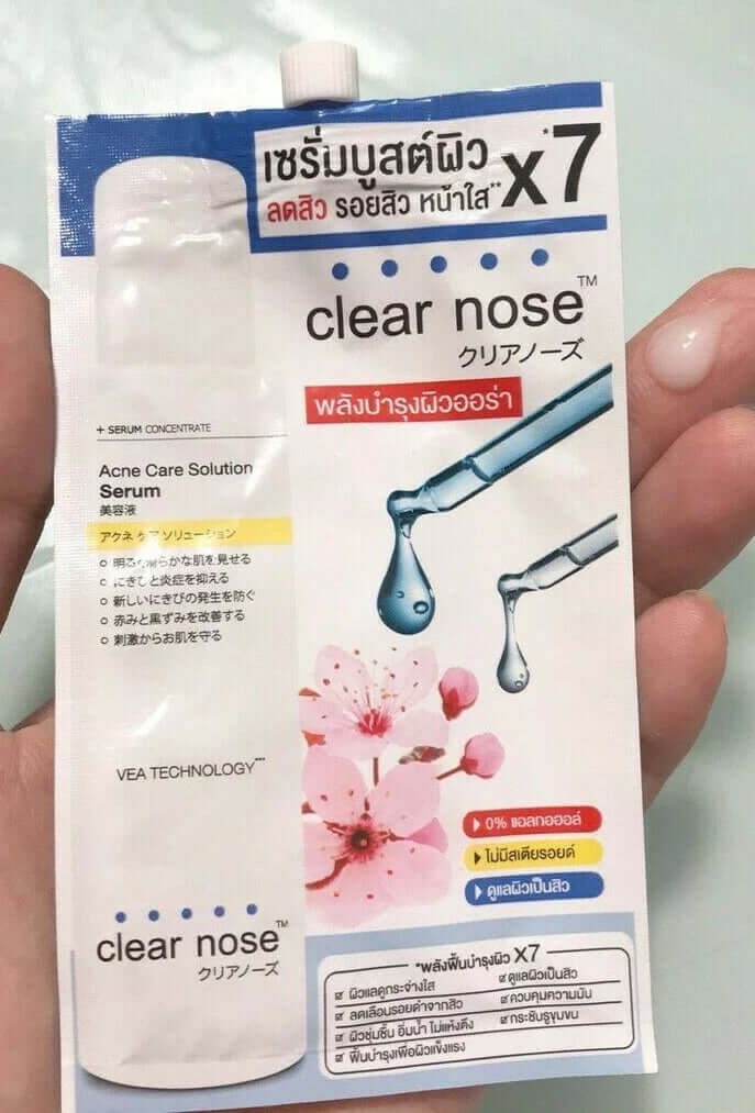 Clear Nose Acne Serum Sakura Bright Skin Facial Care 8g