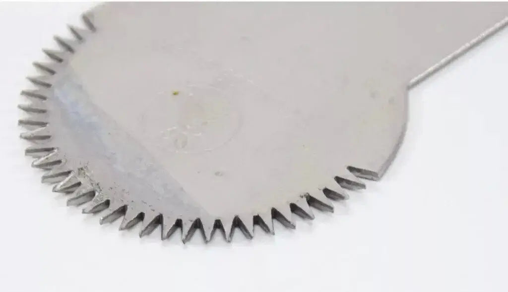 Coconut Grater Head Blade Close Up Serrated Circular Grating Edge