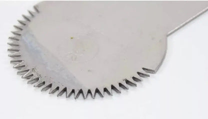Coconut Grater Head Blade Close Up Serrated Circular Grating Edge