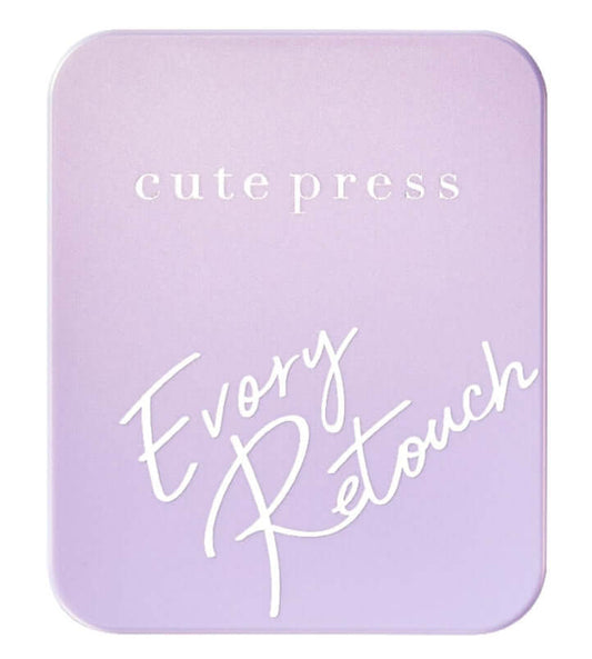 Cute Press Evory Retouch purple compact case top view