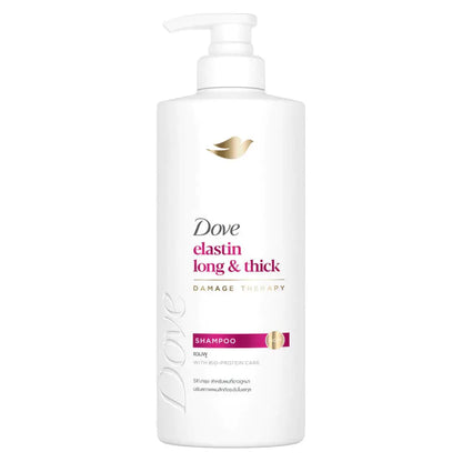 Dove Elastin Shampoo Long Thick Bio Protein Care 380ml Front Bottle Packaging