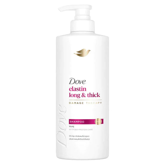 Dove Elastin Shampoo Long Thick Bio Protein Care 380ml Front Bottle Packaging