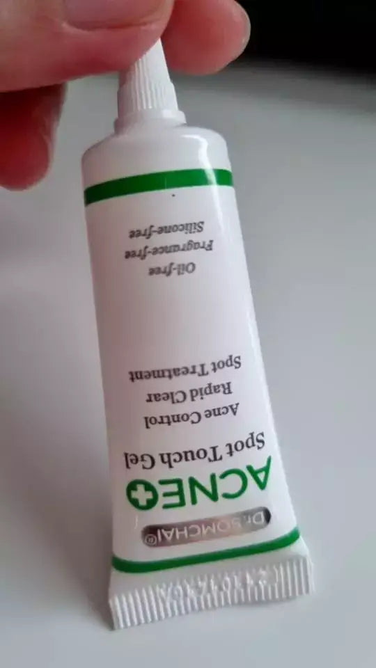 Front view of Dr. Somchai Acne Spot Touch Gel 4g tube