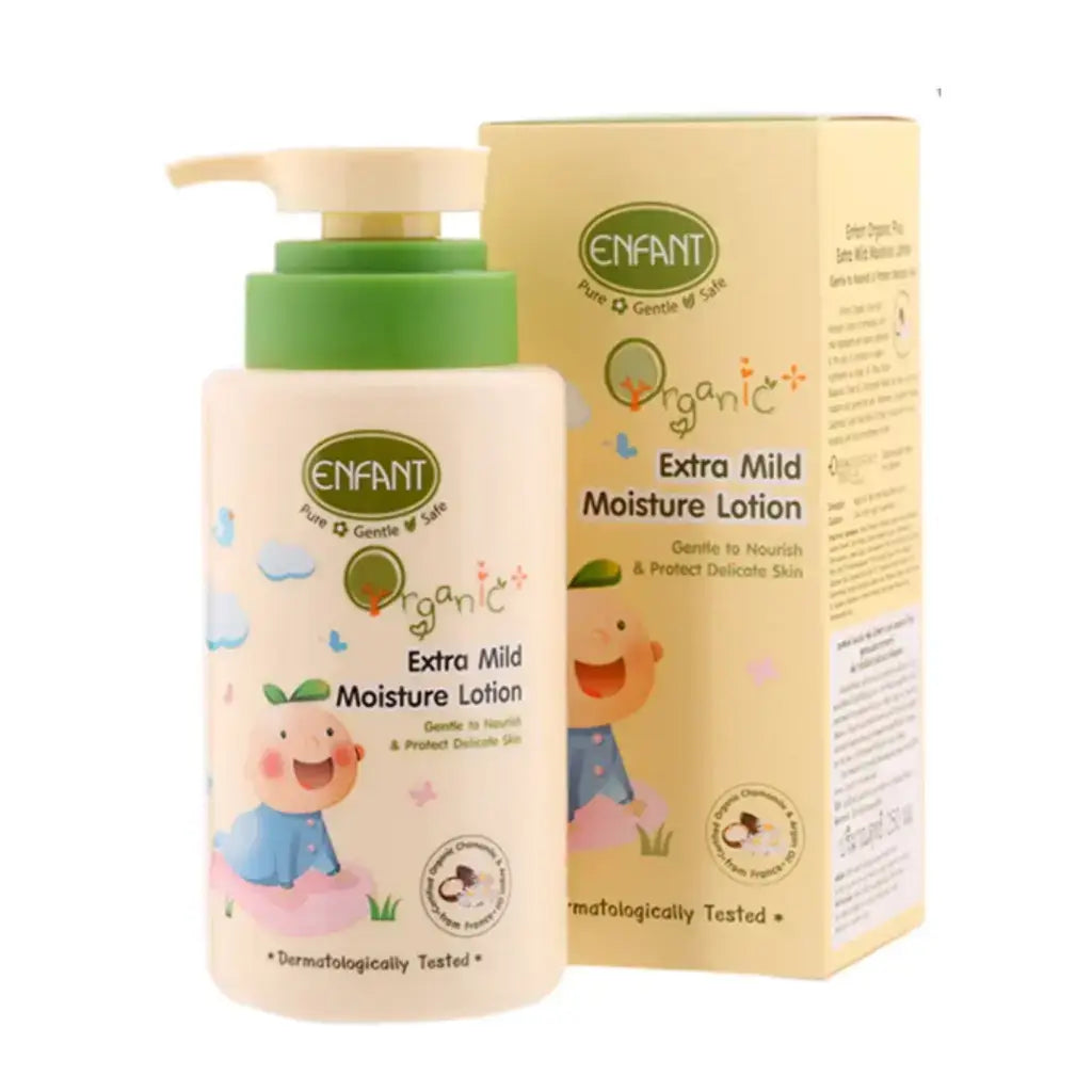 ENFANT Organic Baby Lotion Extra Mild Moisture Lotion Bottle and Packaging 250ml