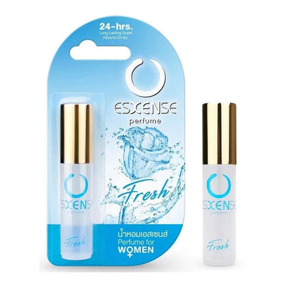Esxense Fresh Women Perfume 6ml roll-on packaging featuring a clean, fresh scent for women lasting 24 hours.
