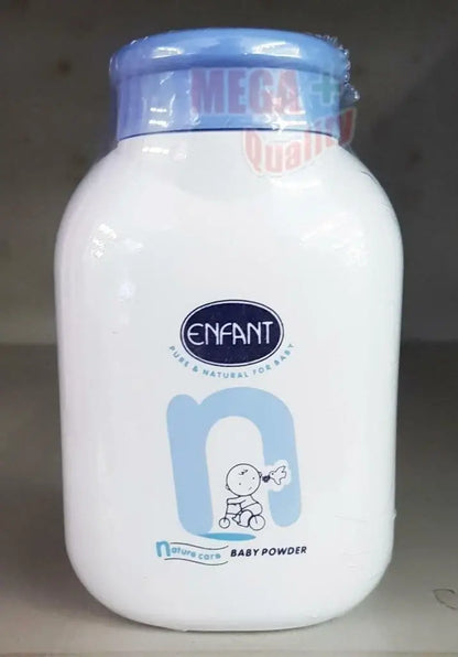 Enfant Nature Care Baby Powder 50g small bottle front view.