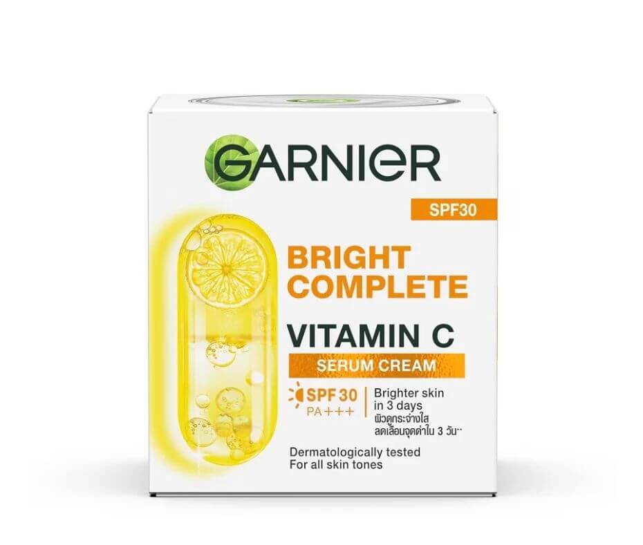 Garnier Vitamin C Cream Bright Complete 50ml box packaging on a clean white background