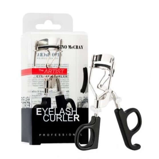 GINO McCRAY Eyelash Curler displayed with retail box packaging