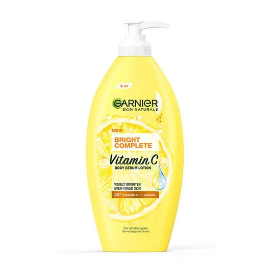 Garnier Bright Complete Vitamin C Body Lotion 400ml Lemon Visibly Brighter Skin