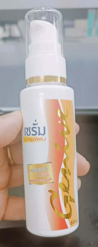 Genive Hair Serum 60ml pump spray bottle front view