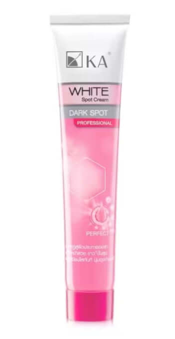 KA White Spot Cream facial moisturizing cream tube front view.