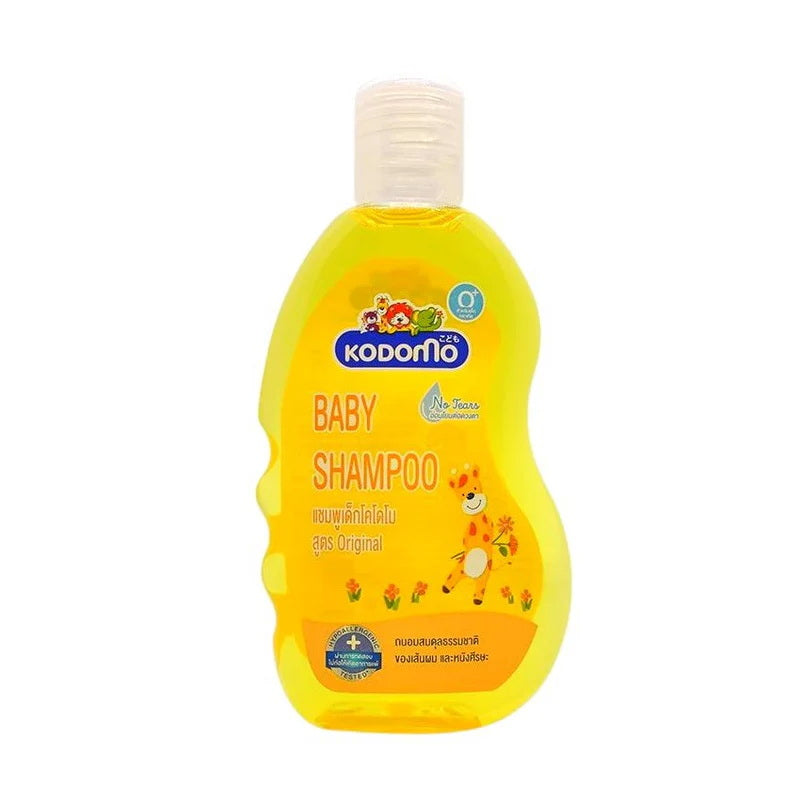 KODOMO Baby Shampoo Original 200ml yellow bottle gentle formula for newborn hair and scalp care