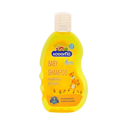 KODOMO Baby Shampoo Original 200ml yellow bottle gentle formula for newborn hair and scalp care