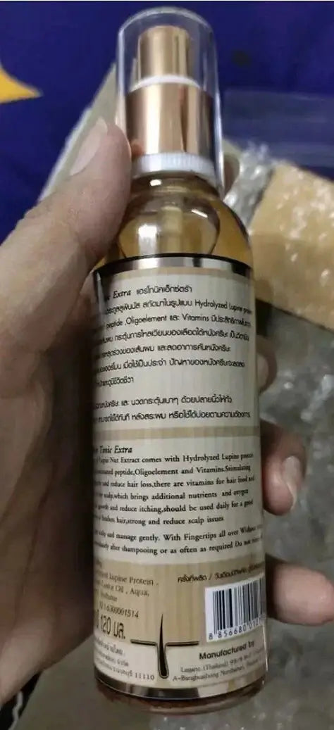 Legano Hair Tonic Extra scalp care spray bottle packaging close up