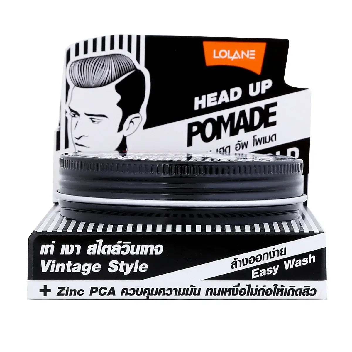 Lolane Head Up Pomade Easy Wash Water Based Formula Product Information