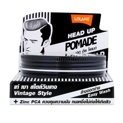 Lolane Head Up Pomade Easy Wash Water Based Formula Product Information