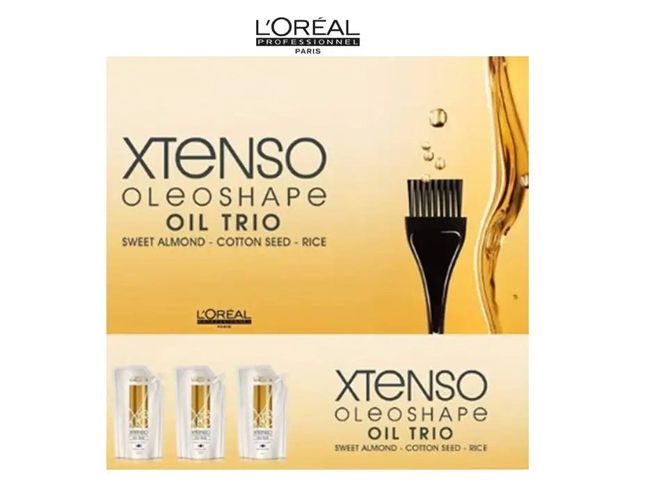 Loreal Xtenso Oleoshape Normal Hair Smoothing Cream and Neutralizing Cream Kit Front Package