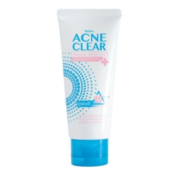 Mistine Acne Clear Foam Facial Cleanser Oil Control Deep Cleansing 85g Front View