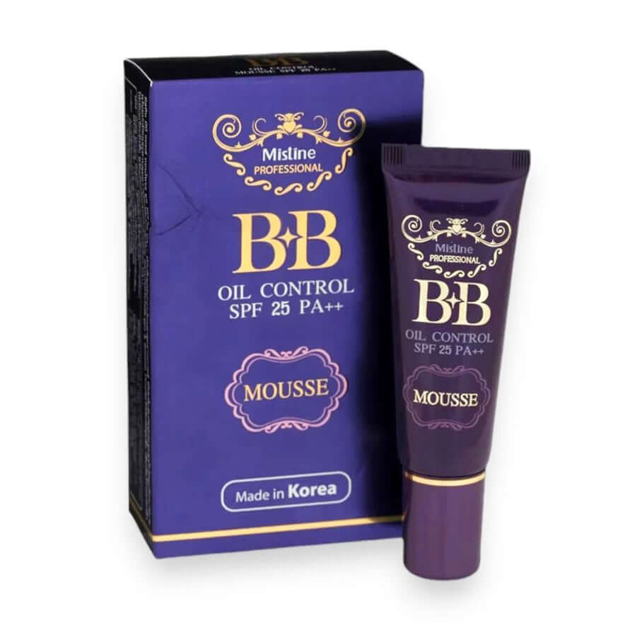 Mistine BB Mousse Professional oil control foundation tube with packaging box