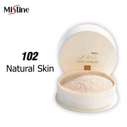Mistine Fine Loose Powder shade 101 Light Skin translucent face makeup powder