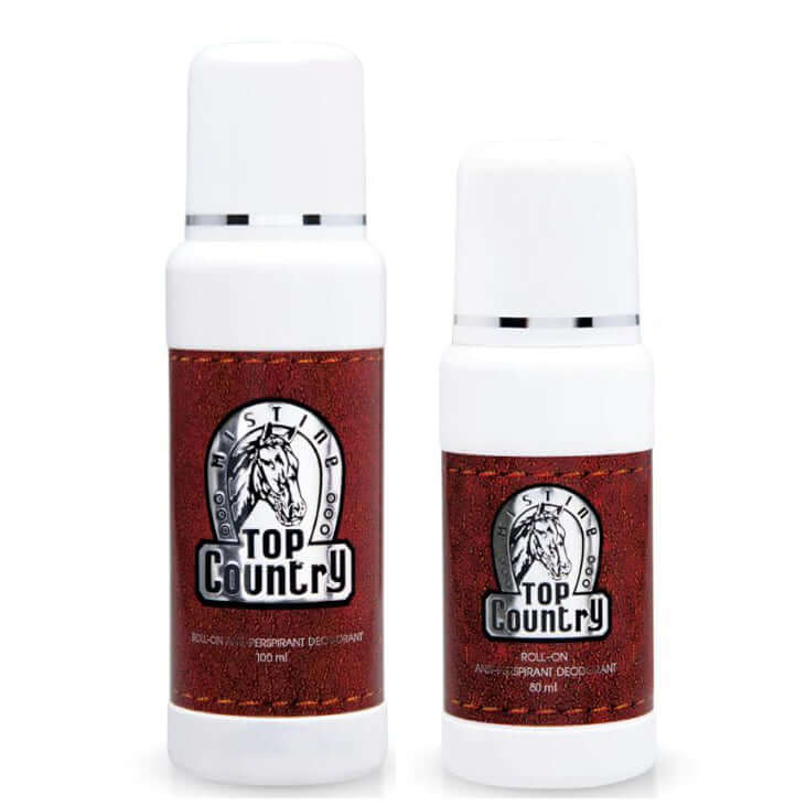 Mistine Top Country Roll On anti-perspirant deodorant bottles in 100ml and 80ml sizes