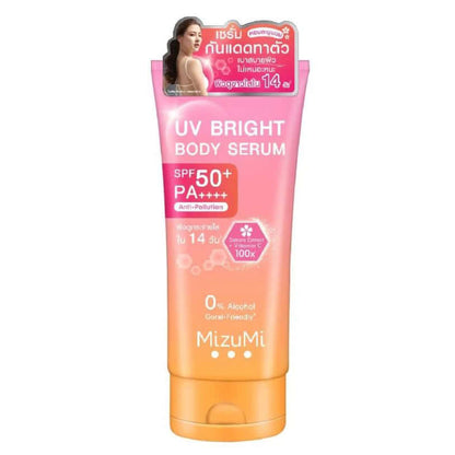 MizuMi UV Body Serum Bright SPF50+ PA++++ tube front view