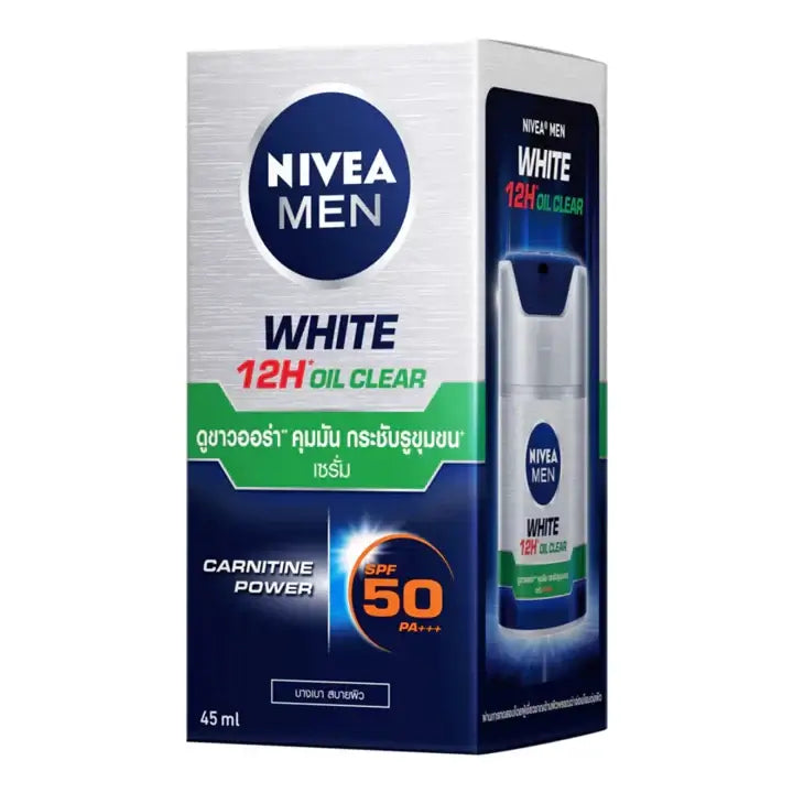 NIVEA MEN Oil Clear Serum product packaging box side view