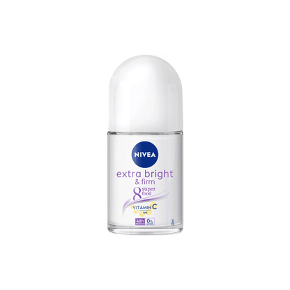 Nivea Extra Firm Roll On 25ml compact deodorant bottle front view