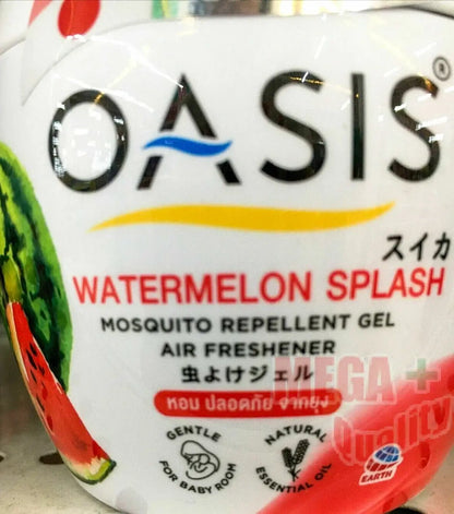 OASIS Mosquito Repellent Gel Watermelon Splash close-up front label