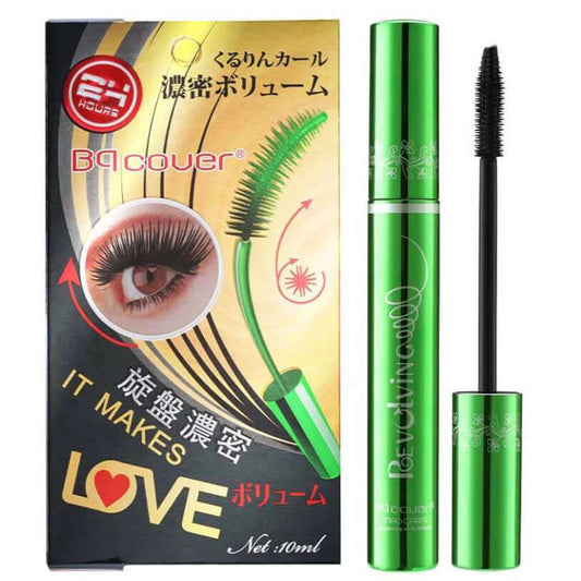ODBO BQ Cover Mascara BQ2859 Legendary Green 10ml retail box and mascara tube