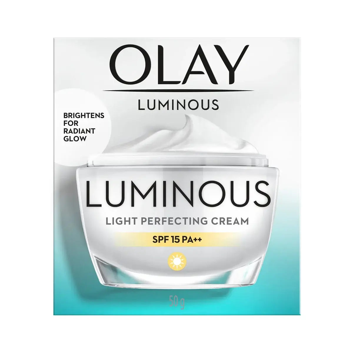 Olay Luminous Cream light perfecting day cream container packaging