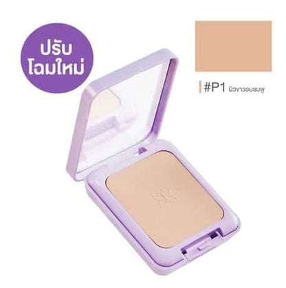 Cute Press Evory Retouch Oil Control Foundation Powder SPF 30 in compact case with light beige shade.