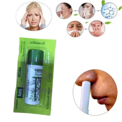 Paikhoo Herbal Inhaler demonstration for nasal congestion dizziness and aroma therapy