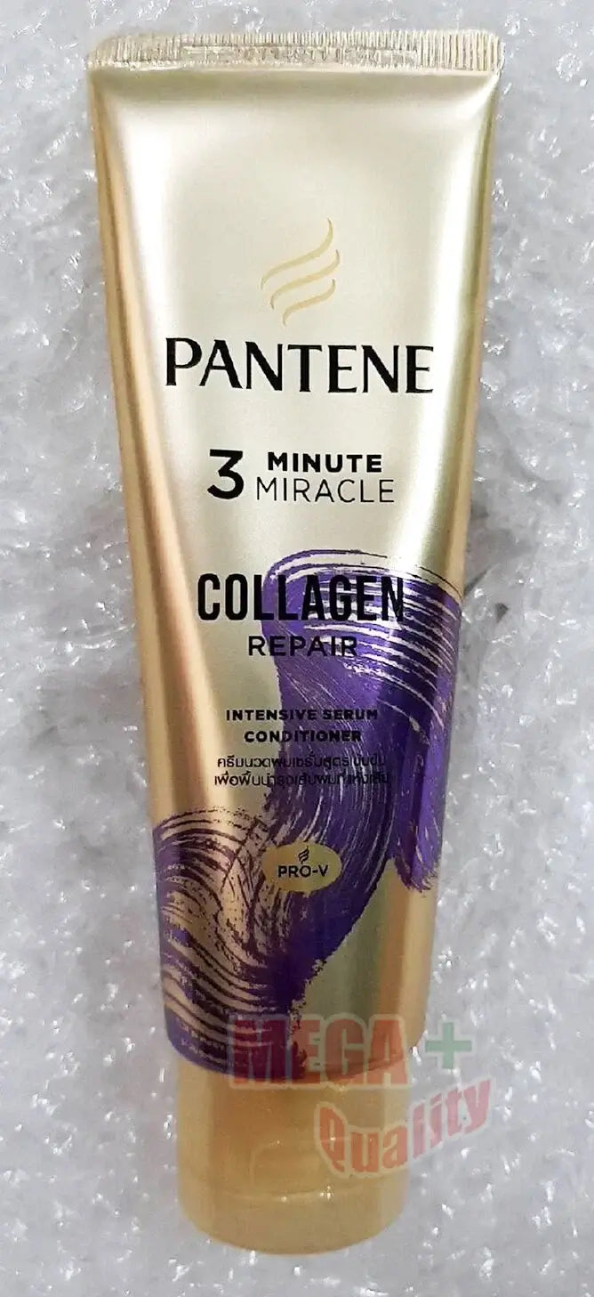 Pantene Collagen Conditioner Cream 70ml Texture with Pro V 3 Minute Miracle Tube