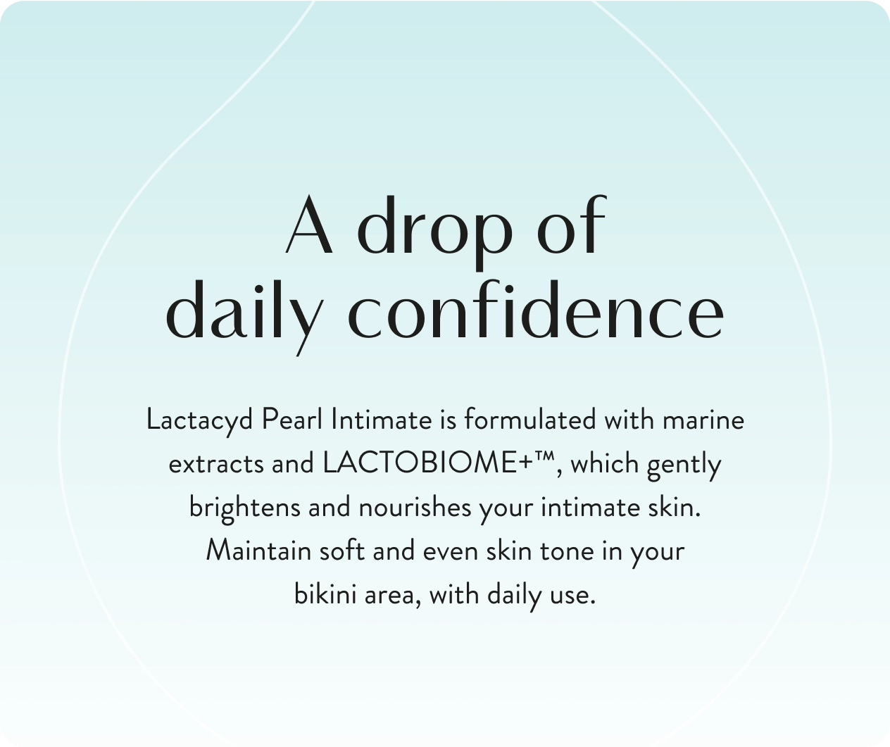 Lactacyd Pearl Intimate Wash everyday confidence message feminine hygiene