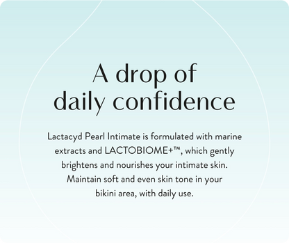 Lactacyd Pearl Intimate Wash everyday confidence message feminine hygiene