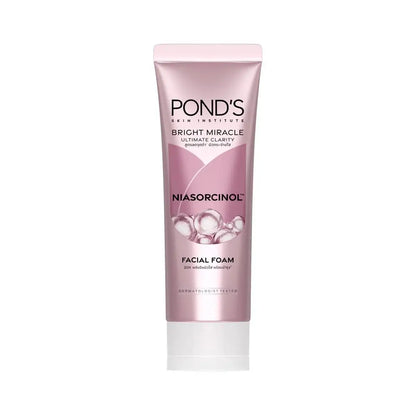 Ponds Bright Miracle Foam 50ml front packaging Ultimate Clarity facial cleanser