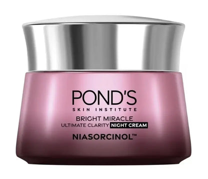 Ponds Bright Miracle Night Cream Niasorcinol moisturizing night cream jar