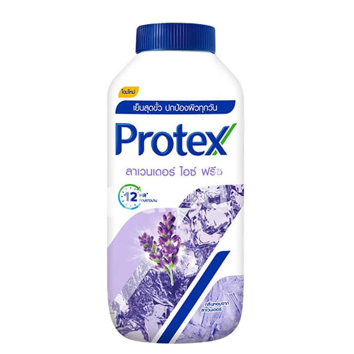 Protex Cooling Powder Lavender Ice Freeze 140g single bottle product image