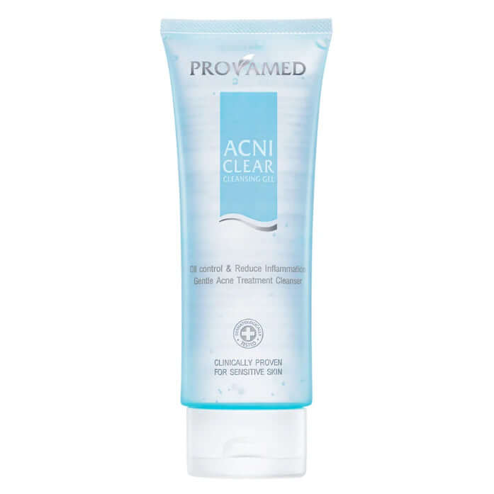 Provamed Acni Clear Gel face cleansing gel tube for oil control and gentle acne treatment, 120ml