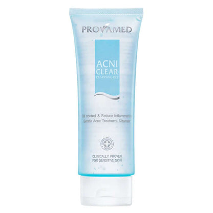 Provamed Acni Clear Gel face cleansing gel tube for oil control and gentle acne treatment, 120ml