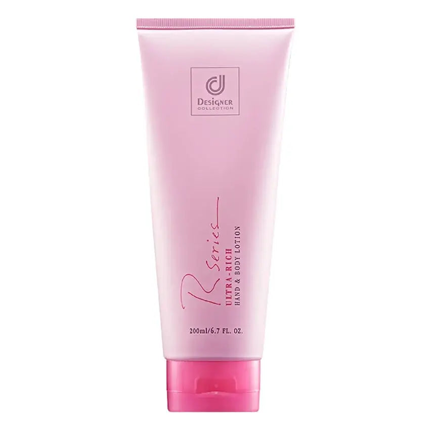 R Series Hand Body Lotion Designer Collection pink tube front view 200ml