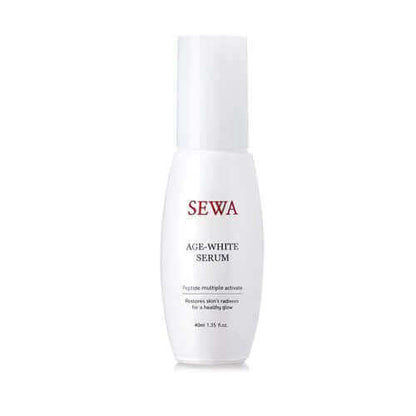 SEWA Age White Serum single 40ml bottle isolated on white background