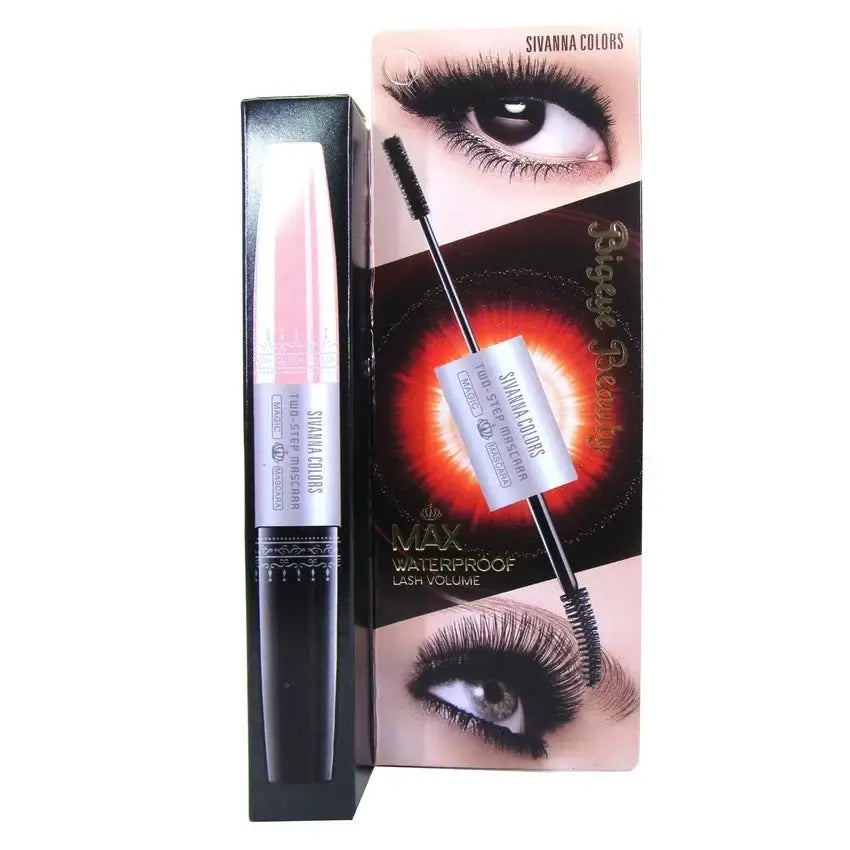 SIVANNA Two Step Mascara package and dual ended wand