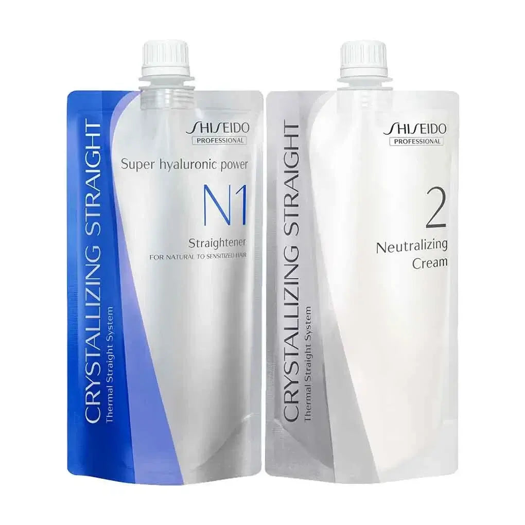 Shiseido Crystallizing Straight N1 and Neutralizing Cream pouch set