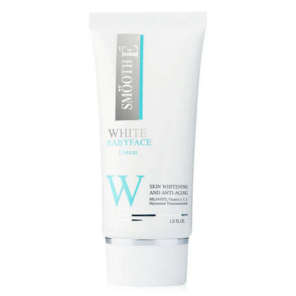 Smooth E White Babyface Cream 30g Front View Tube
