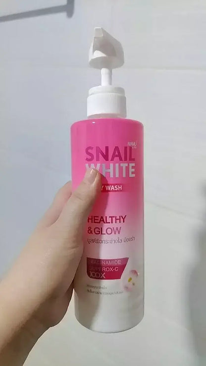 Snail White Body Wash Healthy Glow Niacinamide Superox C Formula 500ml