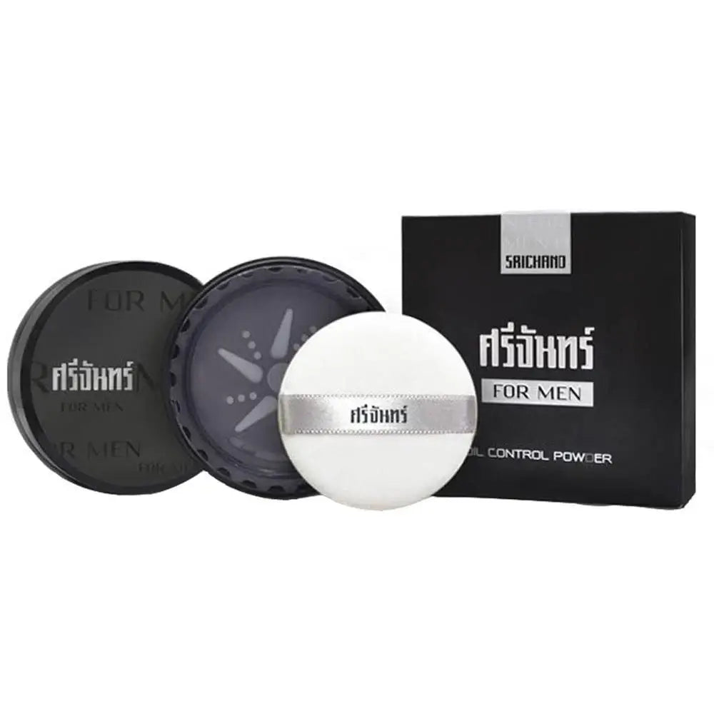 Srichand Oil Control Powder loose powder compact set with box and applicator puff